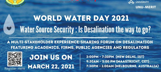 World Water Day 2021: Water Source Security & Desalination