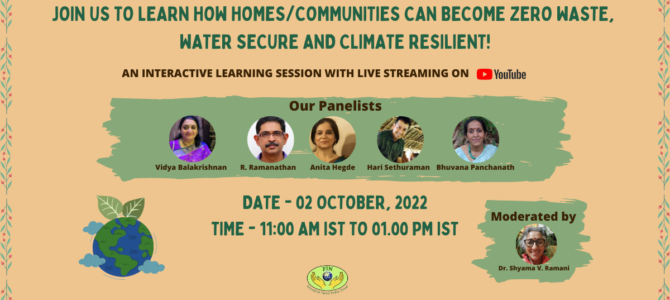 FIN hybrid event: How to make your locality zero-waste, water secure, and climate resilient on October 2nd, 2022