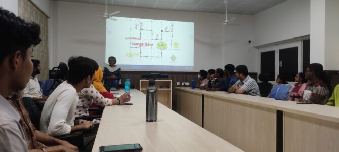 NIT Karaikal students learn about FIN and sanitation!