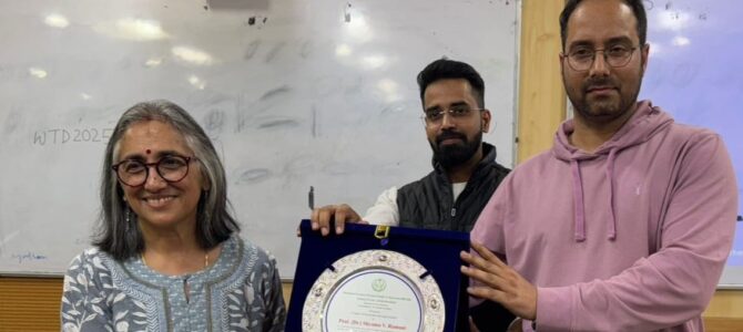 World Toilet Day Talk at HILSR, School of Law, Jamia Hamdard by Prof. Shyama V. Ramani, Founder of Friend In Need India