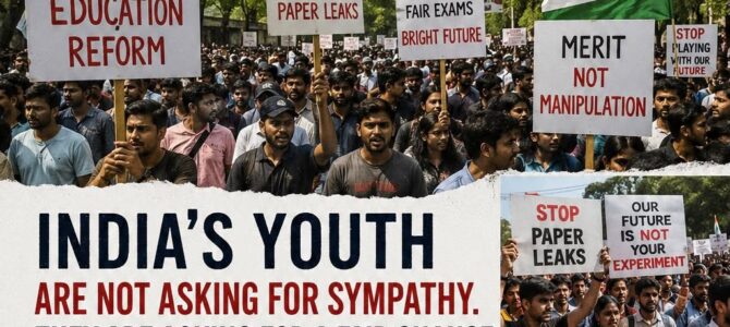 India’s Youth Are Not Asking for Sympathy. They Are Asking for a Fair Chance. India’s Youth Are Not Asking for Sympathy. They Are Asking for a Fair Chance.